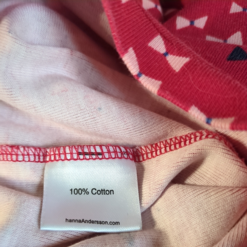 Hanna Andersson Bow Print Day Play Dress Red Size 4‎ - Picture 5 of 6